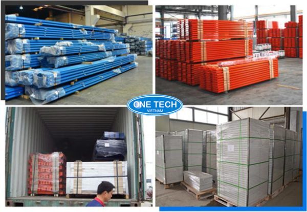 Hình ảnh nhà máy sản xuất kệ kho của Onetech Việt Nam