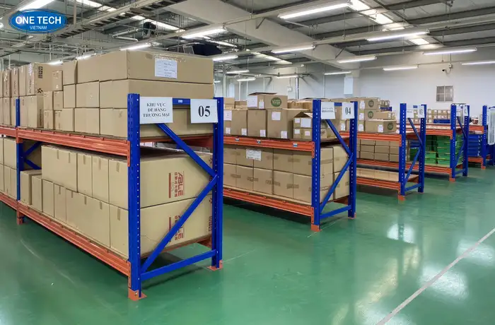 Kệ kho hàng tại Bắc Ninh miễn phí lắp đặt, BH 24 tháng