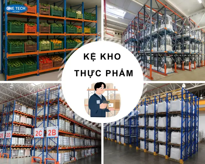 Kệ kho thực phẩm – Giải pháp lưu trữ an toàn, vệ sinh