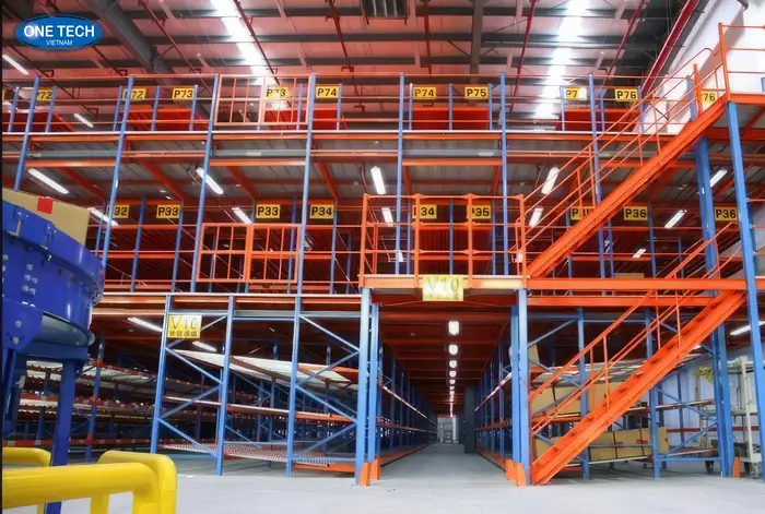 Kệ sàn Mezzanine - x2, x3 diện tích lưu trữ hàng