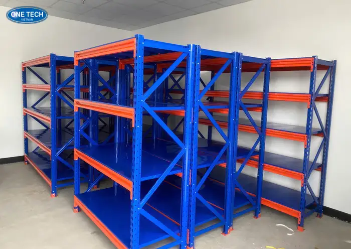 Kệ trung tải tại Hải Phòng siêu bền, giá rẻ, bảo hành 2 năm