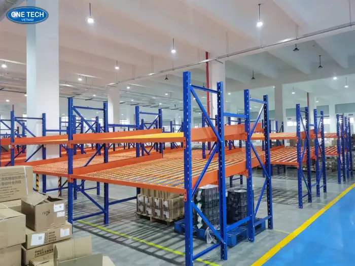 Phân loại kệ hạng nặng pallet con lăn theo chức năng vận hành