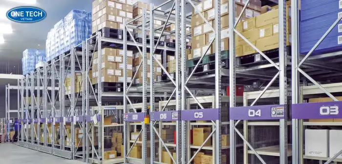 Kích thước phổ biến của kệ di động Kích thước phổ biến của kệ di động