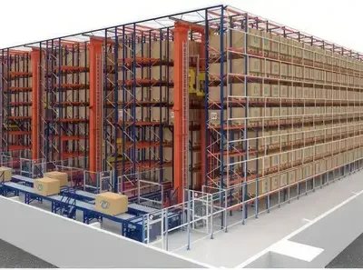 Ứng dụng của hệ thống giá kệ kho asrs trong thực tế
