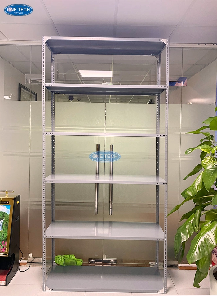 Những lưu ý khi lắp đặt và sử dụng kệ sắt V lỗ 6 tầng x D100cm