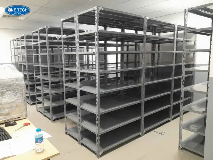 Thông số kỹ thuật của kệ sắt V lỗ 6 tầng