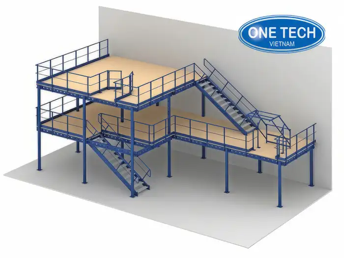 Giá kệ sàn mezzanine tại Quảng Ninh