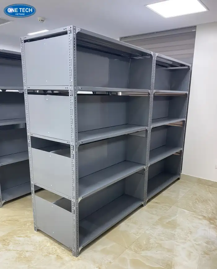 Kệ sắt v lỗ Thanh Hóa được thiết kế theo yêu cầu