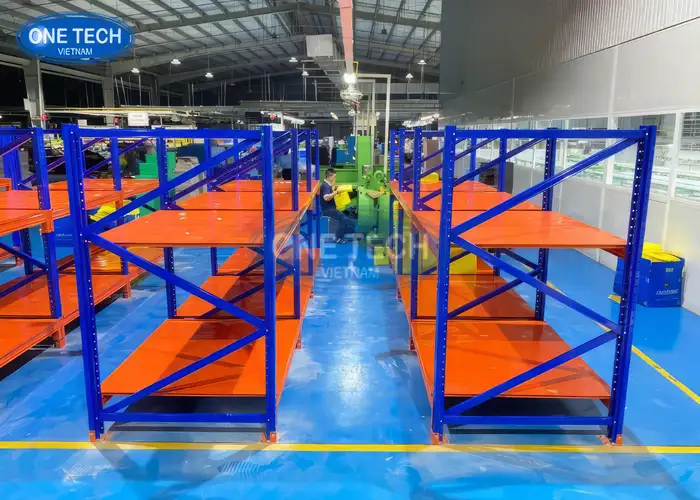 Kệ trung tải Hậu Giang trên 500kg/tầng chuyên lưu trữ hàng nặng