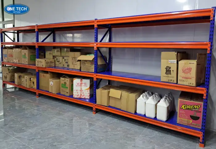 Kệ trung tải Hậu Giang nối tiếp tạo sự liền mạch cho các kho lớn