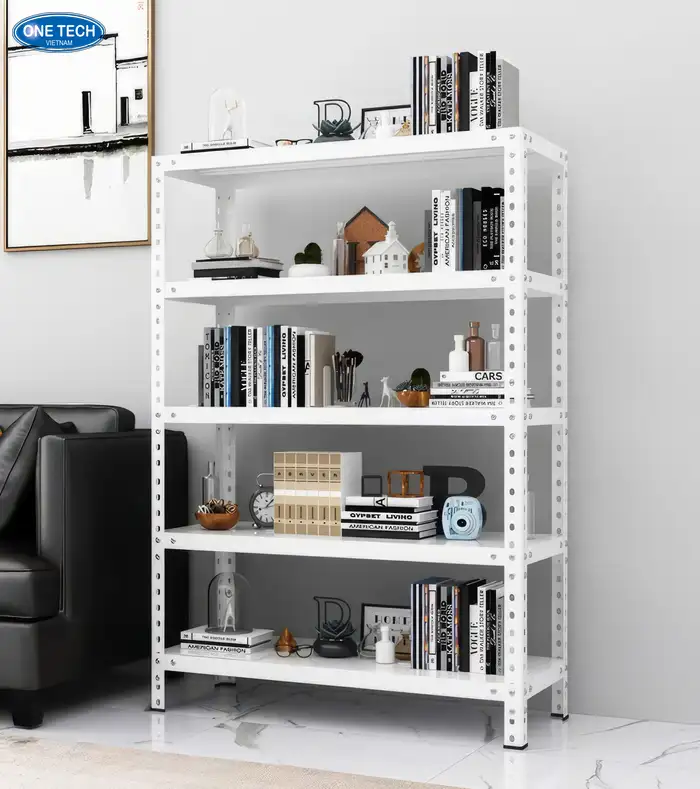 Kệ sắt V lỗ 5 tầng Thái Bình