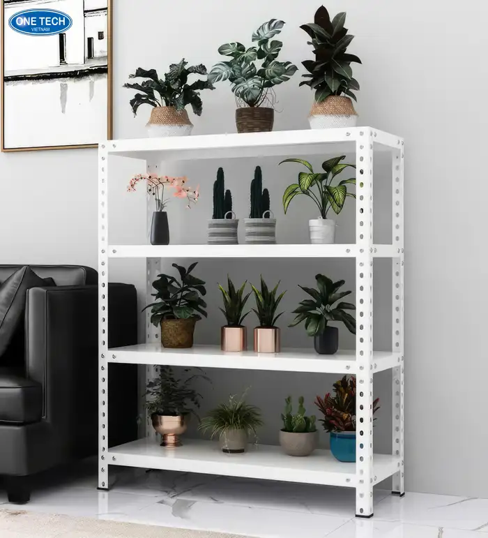 Kệ sắt V lỗ 4 tầng Thái Bình