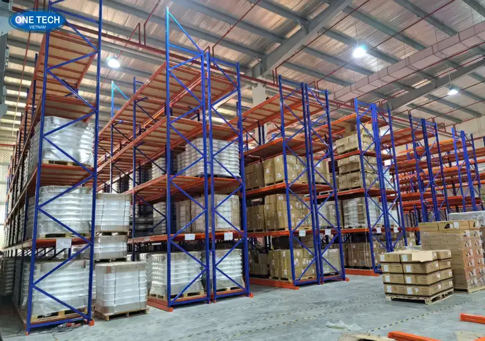Kệ kho hạng nặng tại Hải Dương của One Tech tải trọng cao