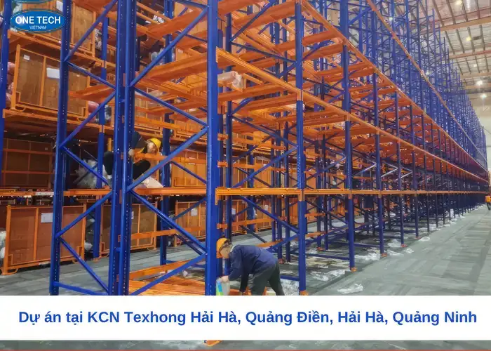 Hình ảnh thực tế các dự án kệ pallet cho kho công nghiệp mà kệ kho One Tech thực hiện-5