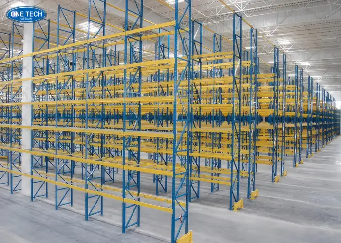 Kệ Selective để pallet hàng - Thiết kế đơn giản, sử dụng dễ dàng
