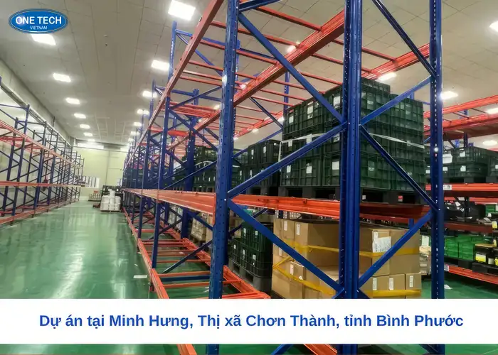 Hình ảnh thực tế các dự án kệ pallet cho kho công nghiệp mà kệ kho One Tech thực hiện-4