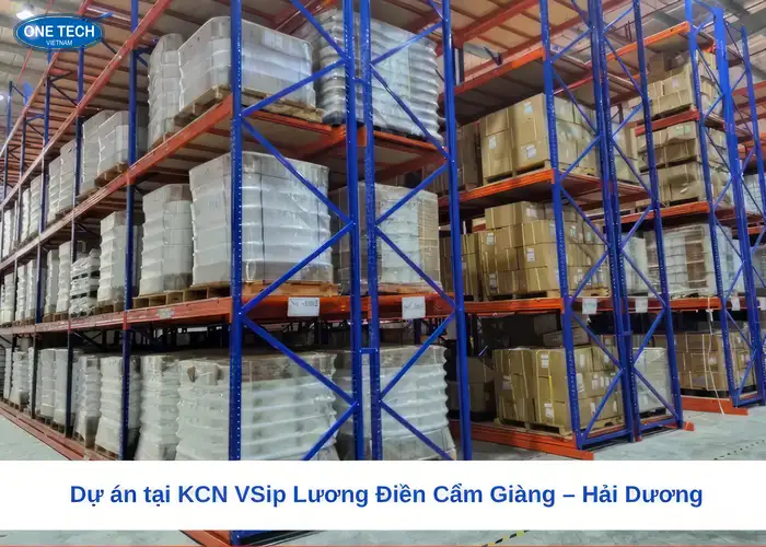 Hình ảnh thực tế các dự án kệ pallet cho kho công nghiệp mà kệ kho One Tech thực hiện-6