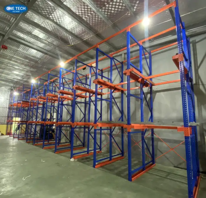 Kệ Drive-in – Tối đa hóa không gian lưu trữ