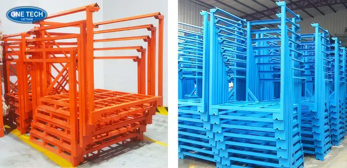 Pallet để vải lồng sắt