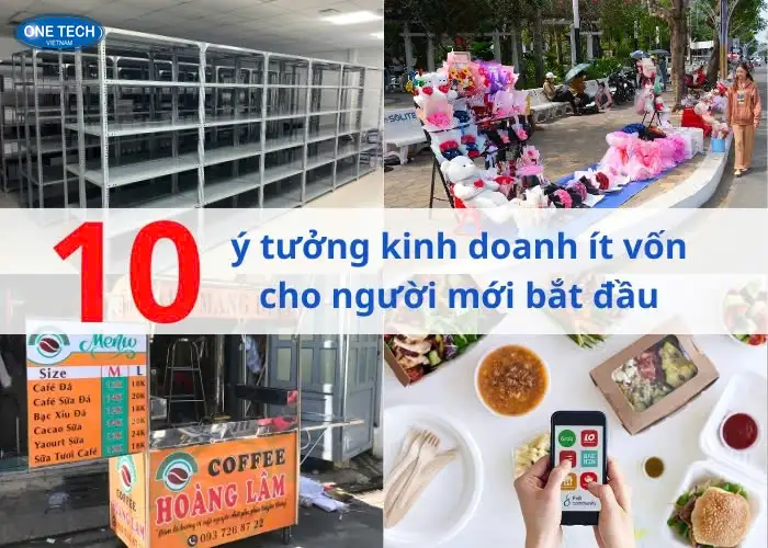 10 ý tưởng kinh doanh ít vốn bất bại cho người mới bắt đầu