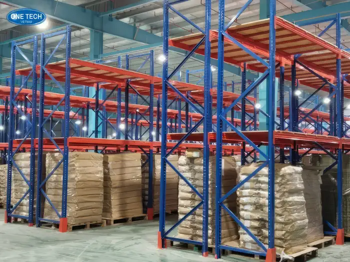 Kệ khung pallet thanh lý (Selective, Drive‑in)