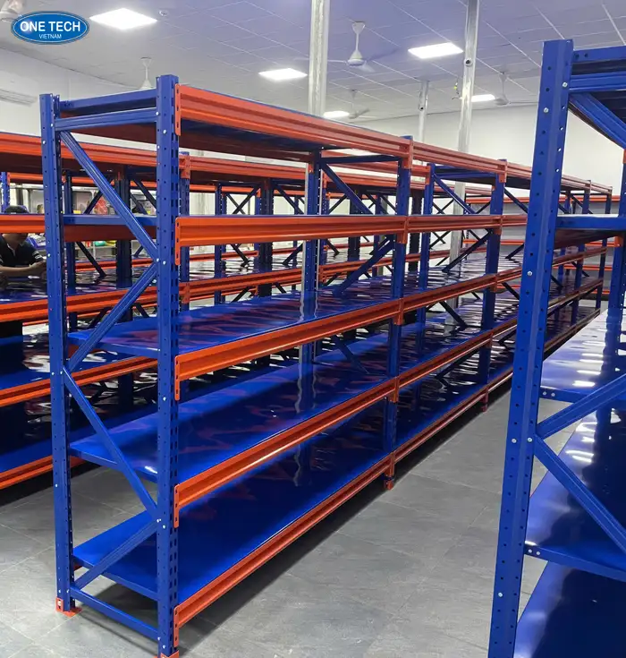 Kệ Kho Trung Tải One Tech - Đồng hành mở đại lý điện nước