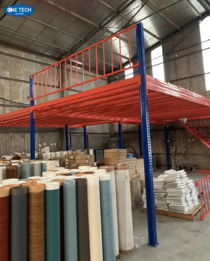 Kệ sàn Mezzanine tại Quảng Trị tối ưu không gian kho hàng