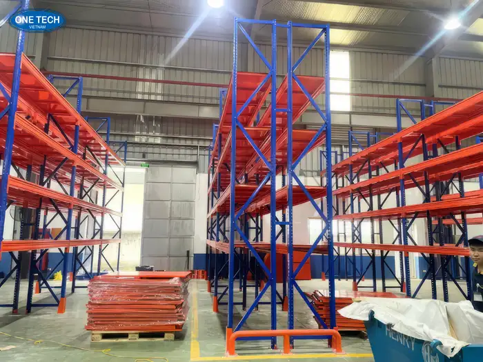 Giá kệ hạng nặng Double Deep cao tầng ở Lai Châu Giá kệ hạng nặng Double Deep cao tầng ở Lai Châu