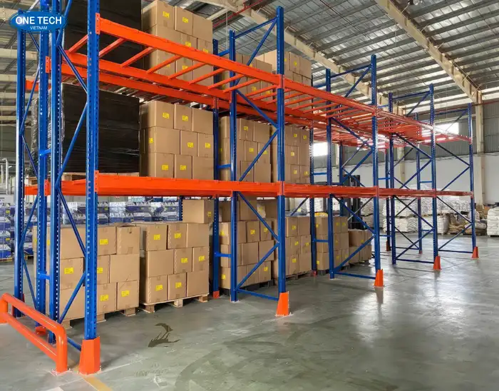 Kệ kho hàng giá rẻ, chất lượng do kệ kho trung tải sản xuất và lắp đặt