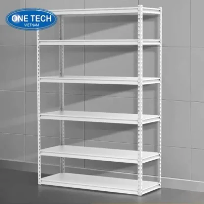 Kệ sắt màu trắng hiện đại, tinh tế, bền bỉ
