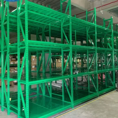 Kệ trung tải màu xanh lá cây giá rẻ tại nhà máy