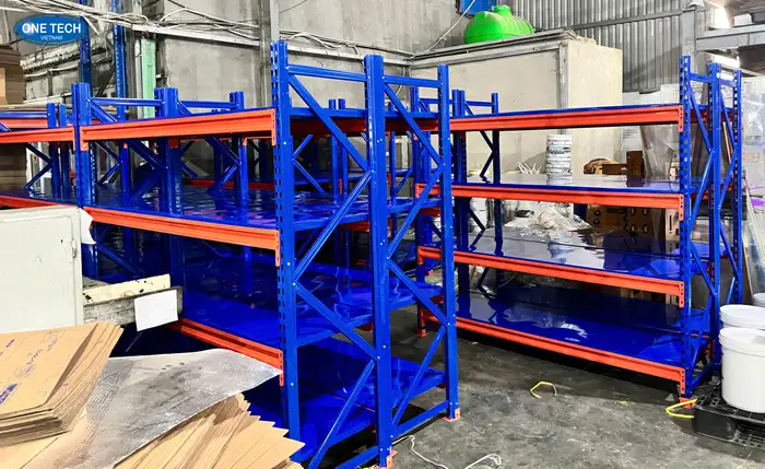 Ứng dụng thực tế của kệ trung tải trên toàn quốc