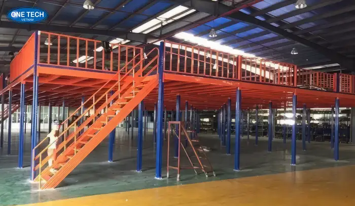 Kệ sàn Mezzanine tại Gia Lai tối ưu diện tích kho hàng