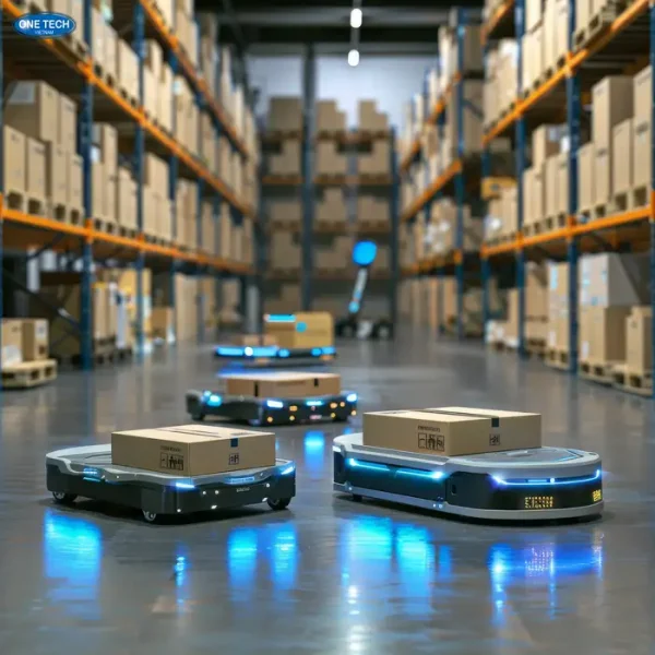 Robot vận chuyển hàng hóa (Autonomous Mobile Robots - AMR)
