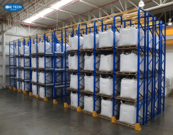 Kệ Double Deep tại An Giang thiết kế theo yêu cầu của khách hàng