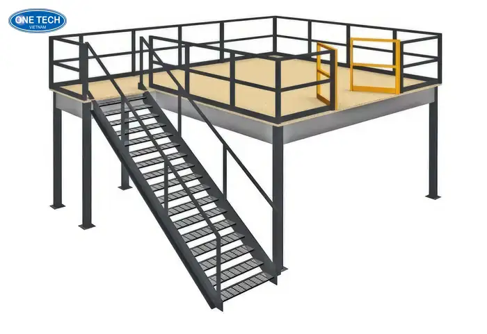 Kệ sàn Mezzanine tại Đồng Tháp giúp nhân đôi diện tích lưu trữ