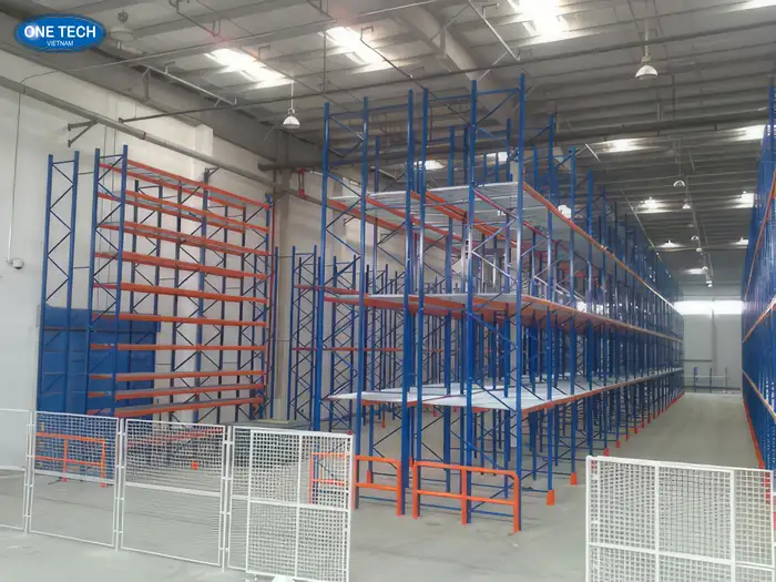 Kệ Double Deep tại Đồng Tháp thiết kế 3D miễn phí