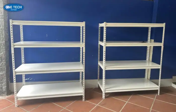 Đặc điểm kỹ thuật nổi bật của kệ sắt lắp ghép màu trắng