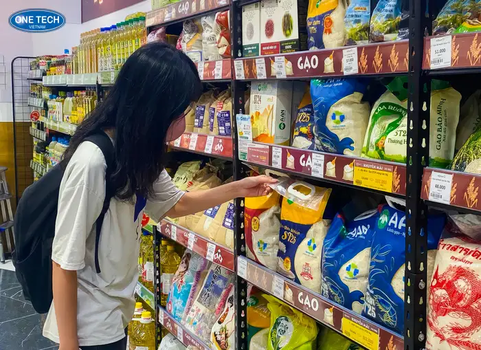 kệ để gạo cho đại lý, kho xưởng chắc chắn, tối ưu chi phí