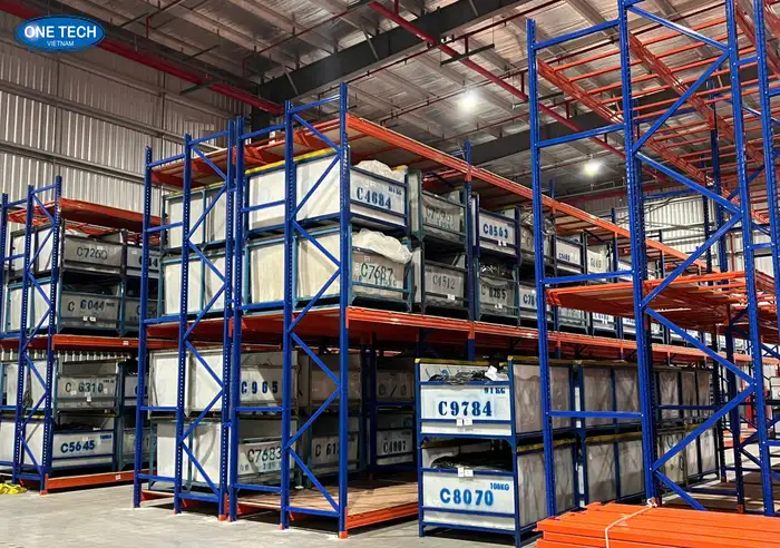 Dự án lắp đặt kệ hạng nặng tại KCN Minh Quang, Hưng Yên