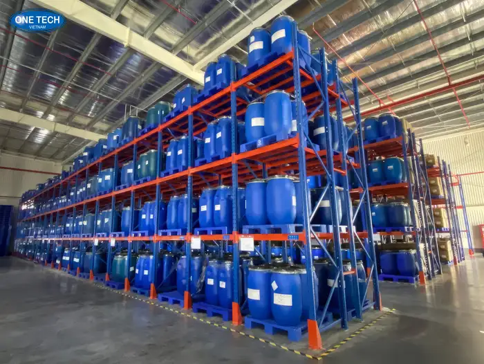 Kệ Double Deep cho kho nguyên liệu hóa chất giá rẻ tận gốc