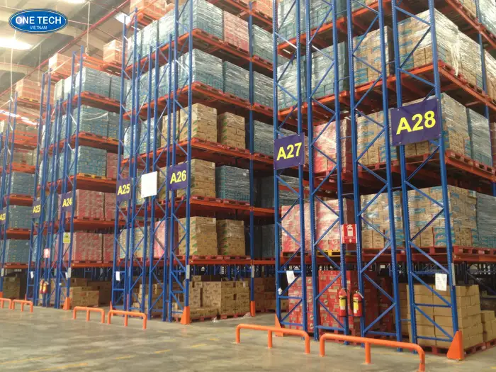 Kệ Double Deep cho kho vật liệu xây dựng giá rẻ chịu tải cao