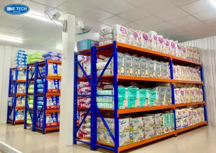 Kệ kho 4 tầng giá rẻ tại nhà máy chỉ từ 400K, BH 24 tháng