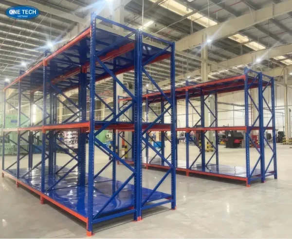 Kệ kho 3 tầng giá rẻ tận gốc, tải trọng lên đến 3000kg/tầng