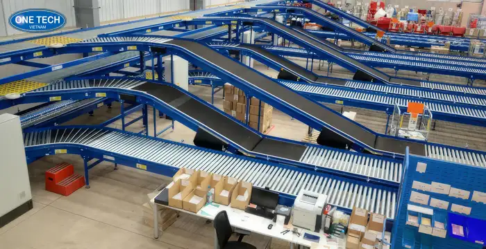 Ưu điểm nổi bật của băng tải con lăn