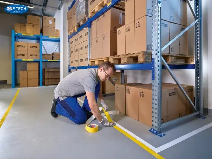 Hướng dẫn thi công băng keo dán nền nhà xưởng