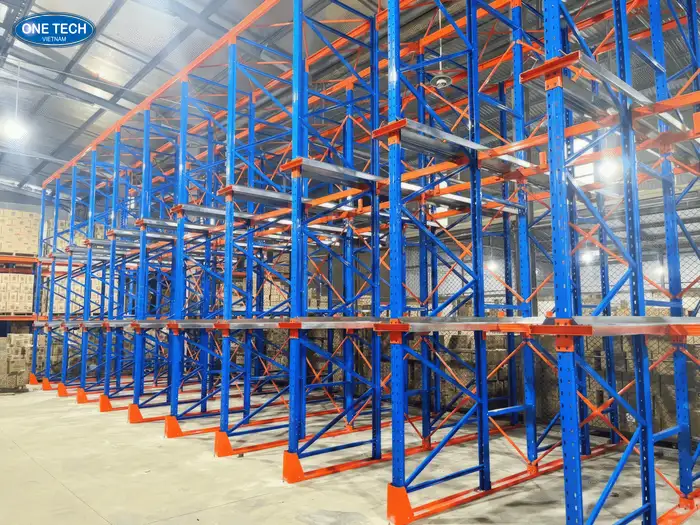 Kệ Drive In tại Đà Nẵng giá rẻ, tải trọng cao, tối ưu kho