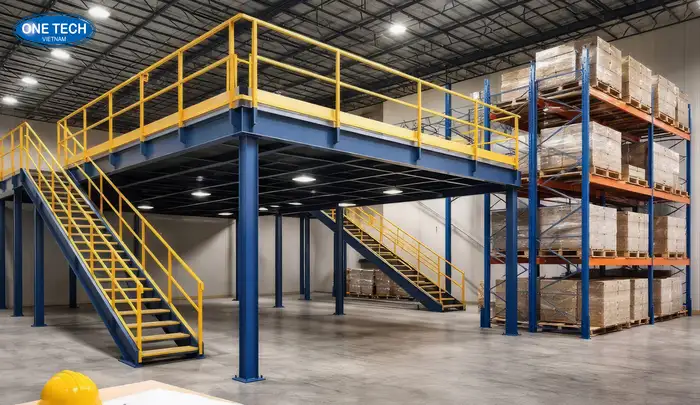 Vai trò của kệ sàn Mezzanine tại TP HCM trong kho hàng