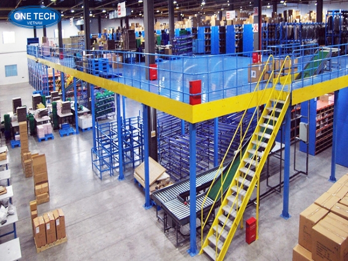 Cấu tạo của kệ sàn tầng lửng Mezzanine tại Hà Nội
