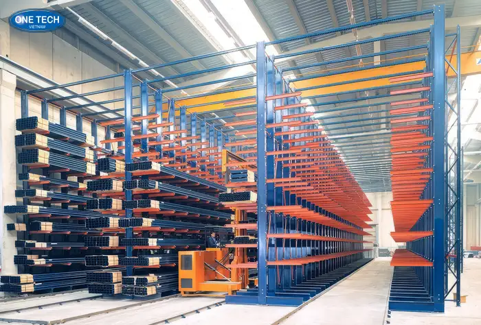 Kệ tay đỡ đơn – phù hợp với kho có diện tích hạn chế